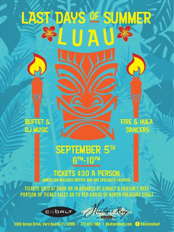 Luau at Cobalt Miami Last Day of Summer - Get Ink PR