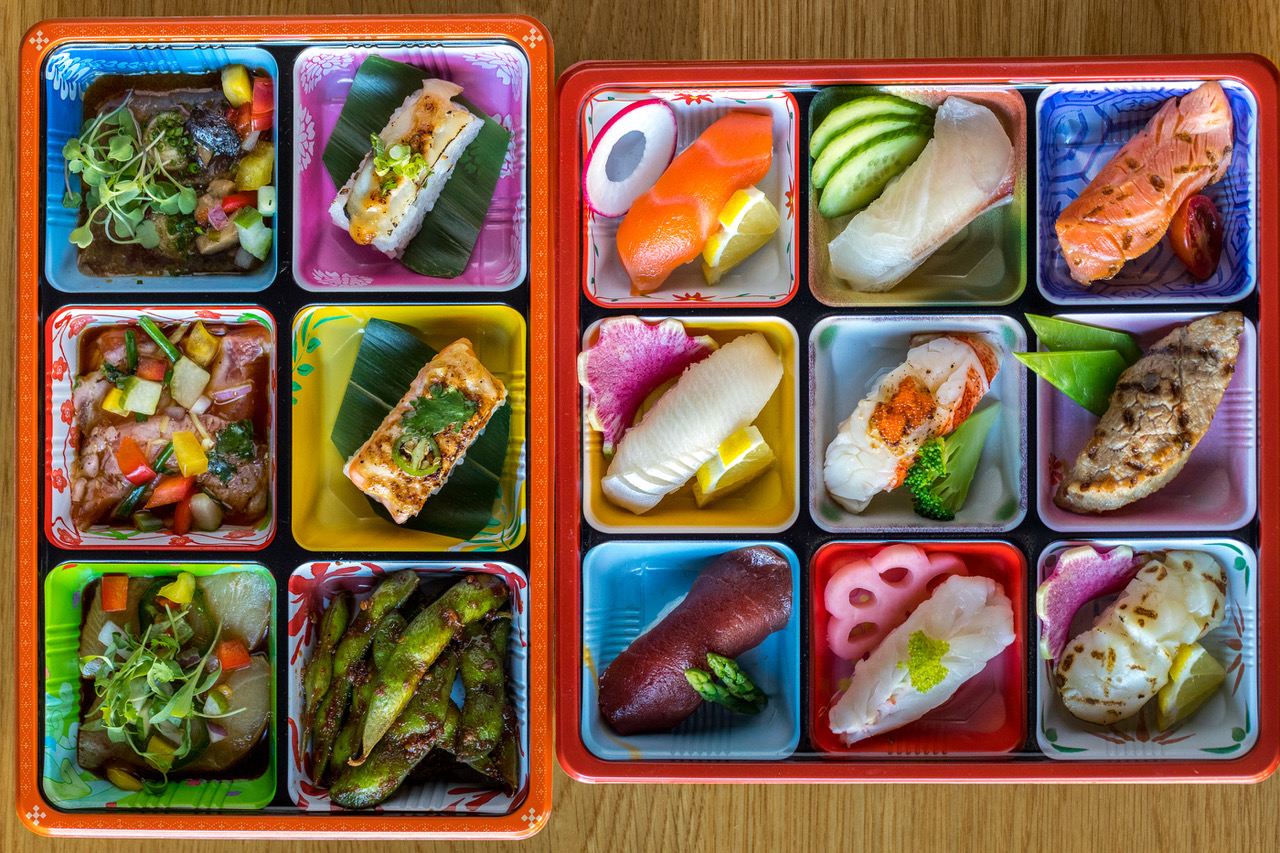 Sushi Den, Izakaya Den, Ototo Den bento box - Get Ink Pr